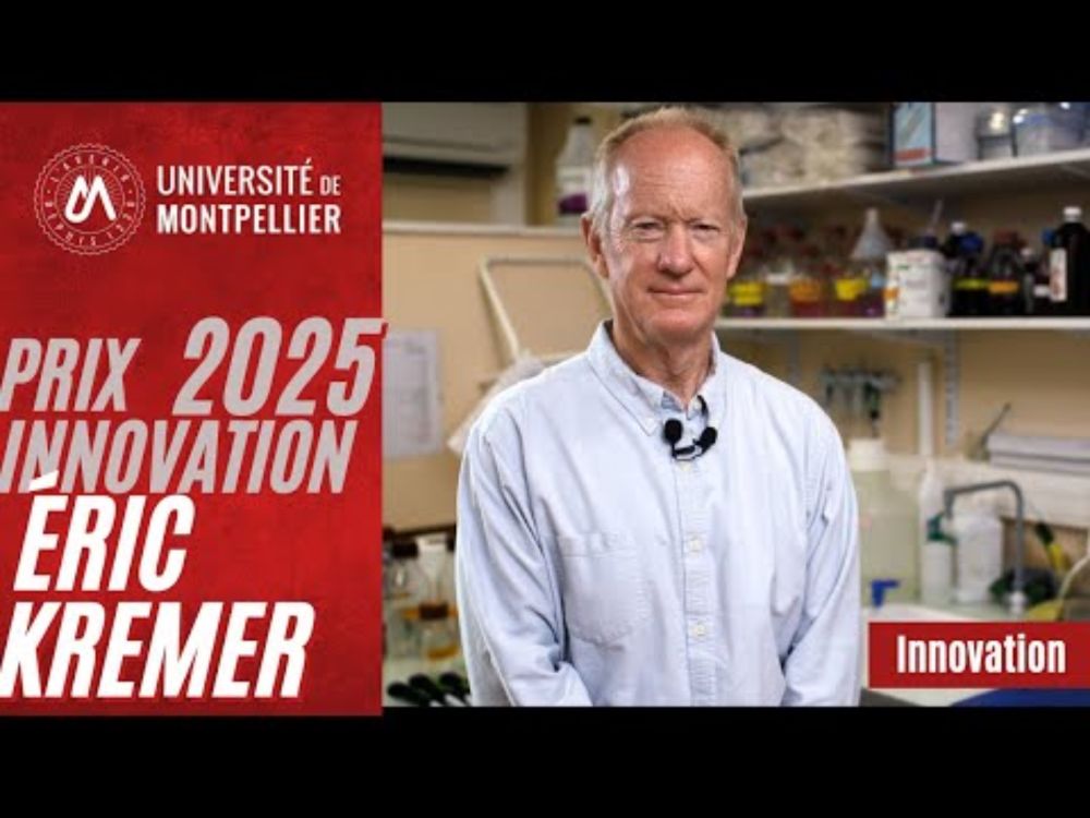 Éric KREMER, Prix de l’Innovation 2025, Pôle Biologie-Santé