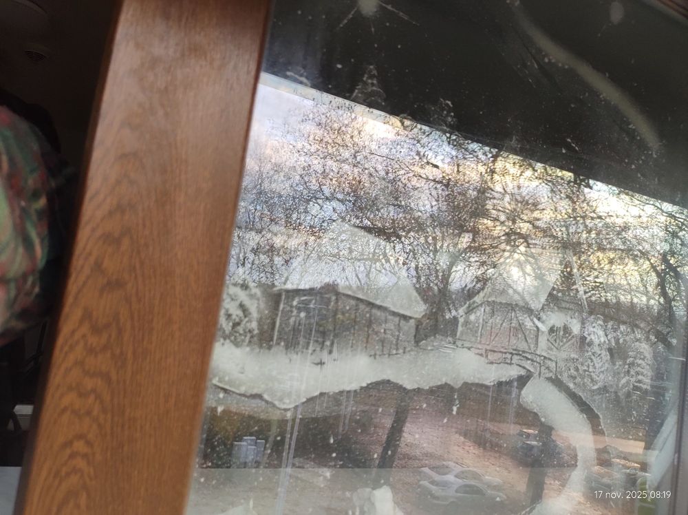 Tryout of snow art 
Full of mistakes