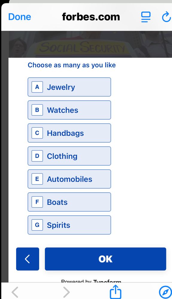 List of luxury goods to choose as your main pursuits:
, Watches, Handbags,Clothing, Automobiles, Boats, Spirits