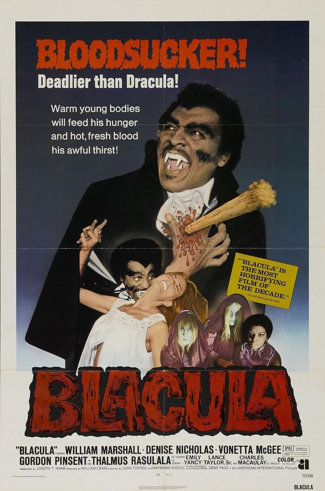 Movie poster for "Blacula" (1972)
