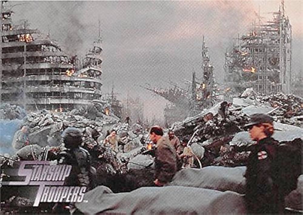 picture of buenos aires destroyed by a meteor in movie starship troopers