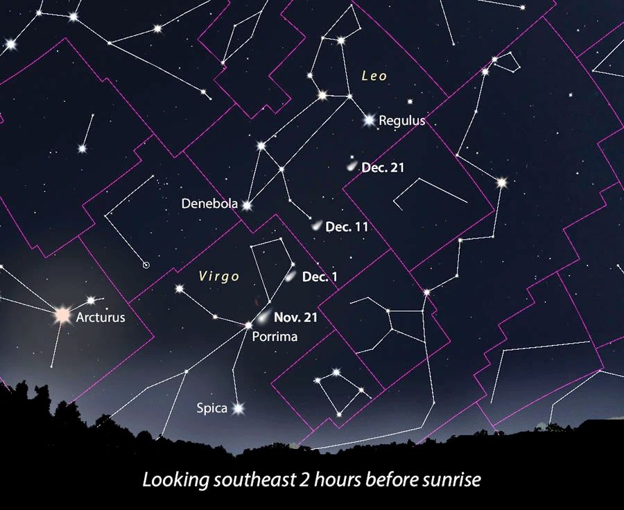 finder chart for comet 3I/Atlas