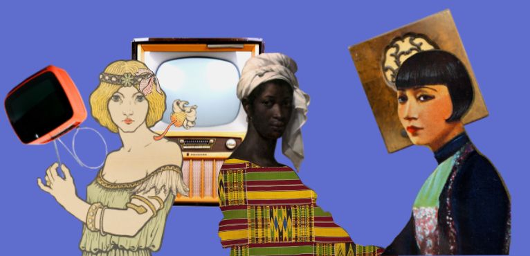 A collage related to women