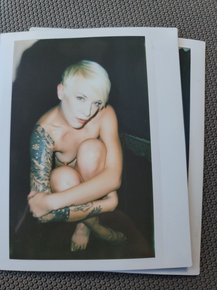 Polaroid exposure of Madi