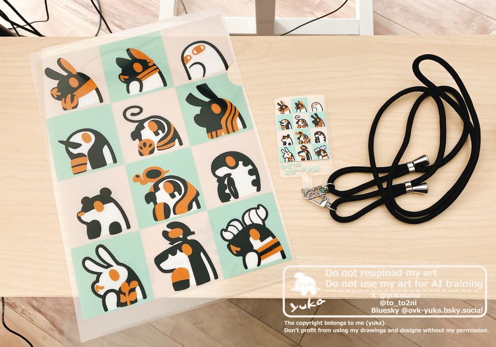 #to_to2ni
#SUZURI
クリアファイル
スマホストラップ