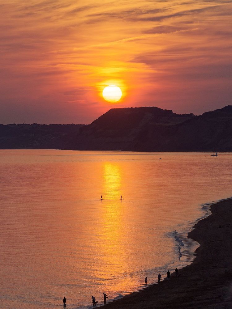 Sunset - Golden Cap - Dorset