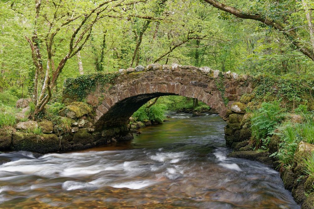 photo of Hisley Bridge and River Bovey, Dartmoor