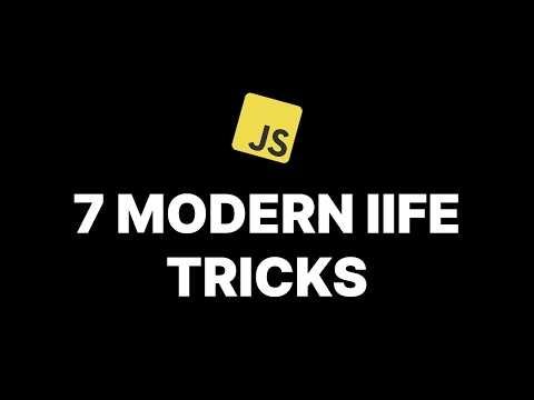 7 Modern IIFE Tricks You’ll Wish You Knew Sooner