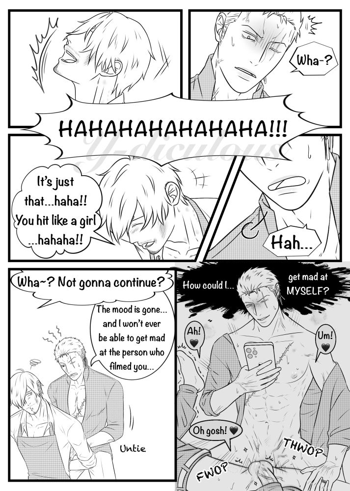 Zosan Zoro Sanji Onepiece Fanart Doujinshi bl boyslove nsfw nsfwart