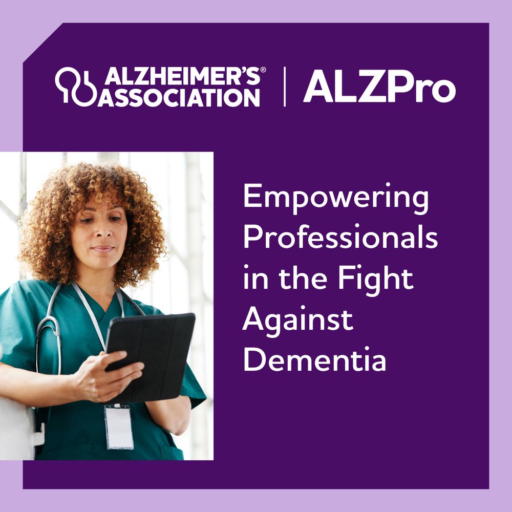 Alzheimer's Association | ALZPro

Empowering Professionals in the fight against dementia