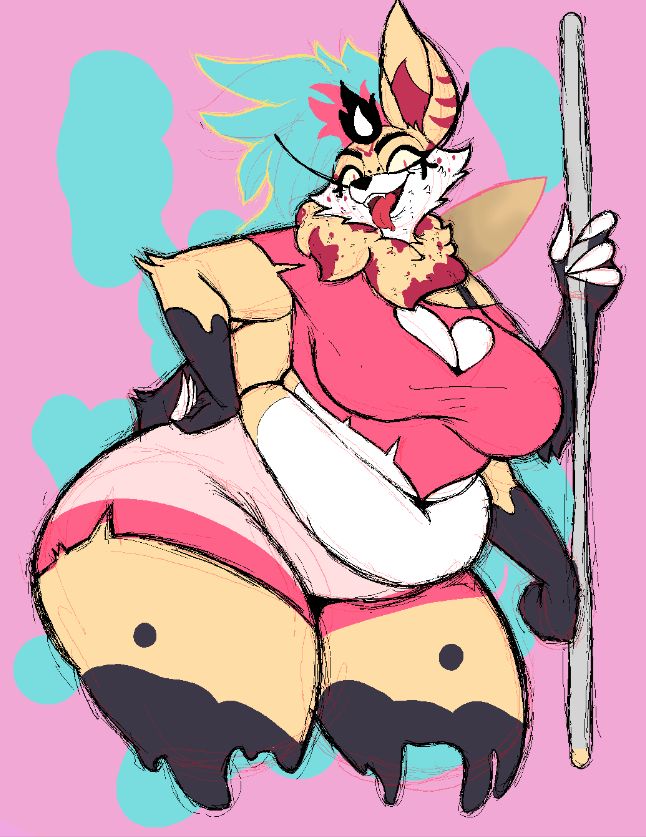 BEEZLEBUB WITH HUGE FAT FLIPPIN TITS AND BELLY MMMMMM OH YES