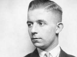 Photograph of a young man in suit and tie. The young man is Horst Wessel.