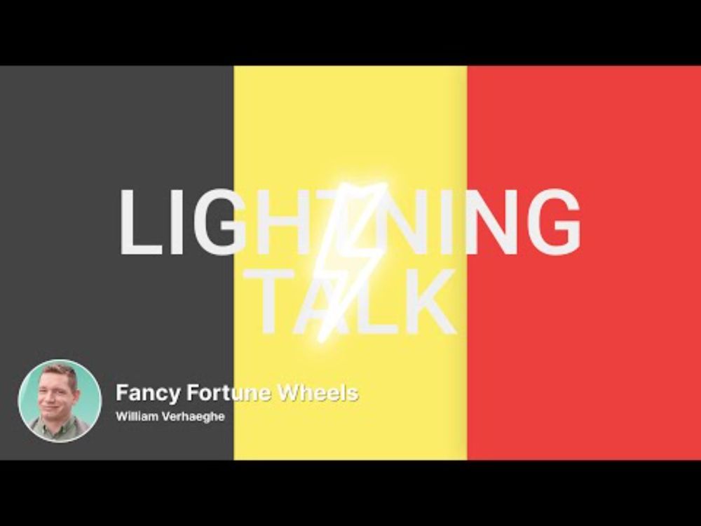 Fancy Fortune Wheels | ⚡️ Lightning Talk | Flutter Belgium