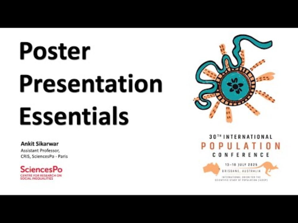 How to Prepare a Good Poster Presentation - International Population Conference (IPC2025) - Brisbane