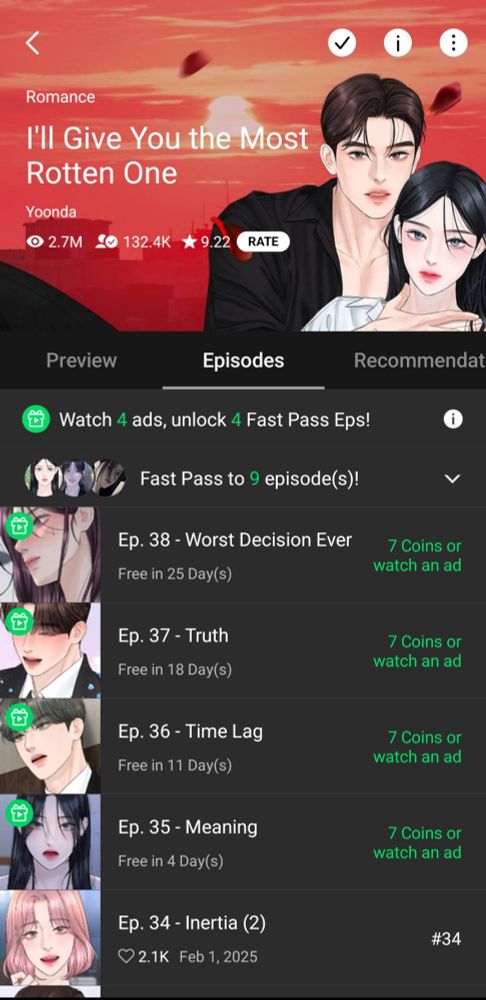 I'll give you the most rotten one - webtoon eng