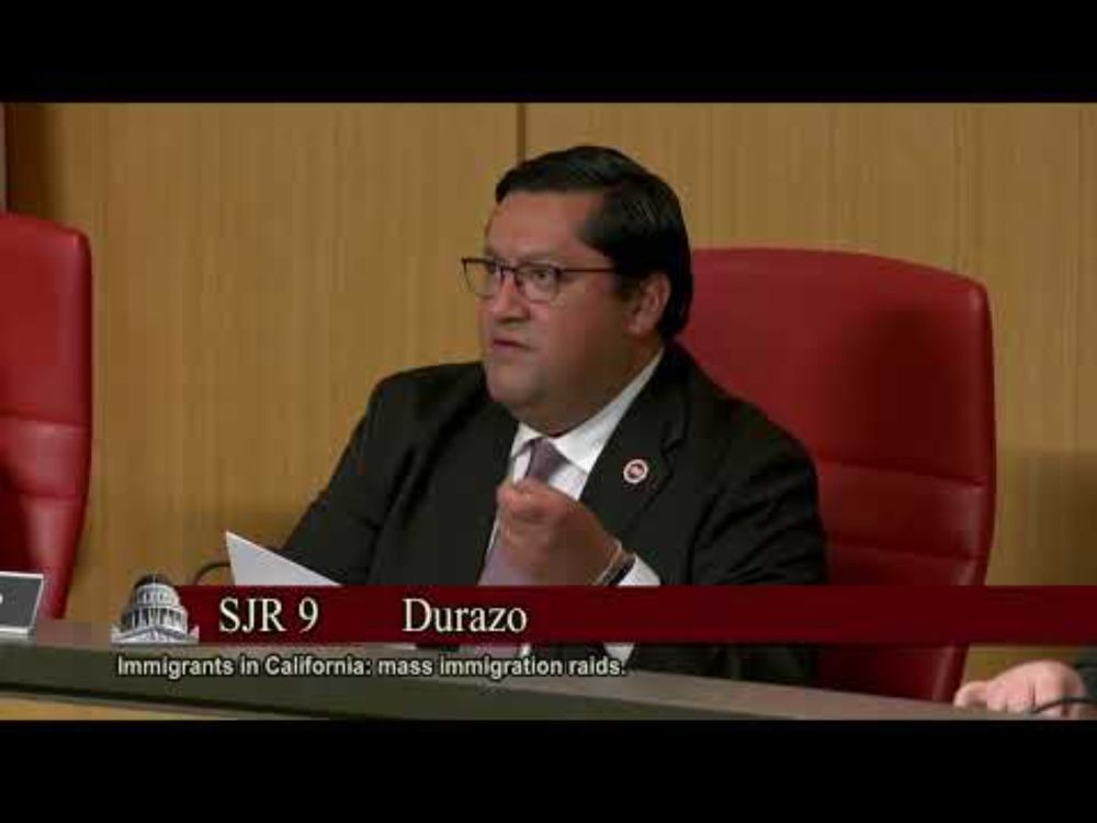Senator Arreguín Speaks Against Mass Immigration Raids