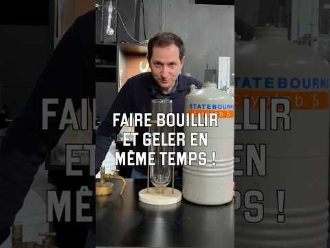 Faire bouillir et geler en même temps (vidéo n°445)