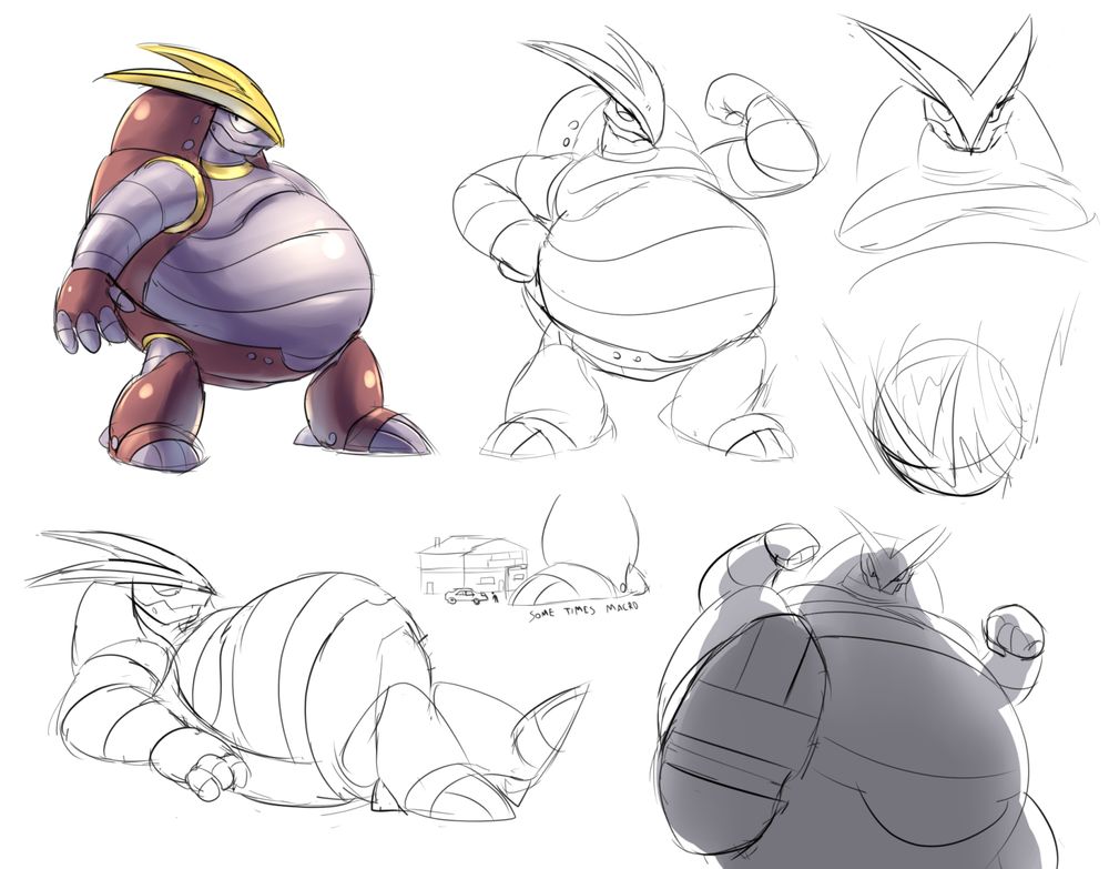Scrap the Roller badnik. A VERY chunky one at that