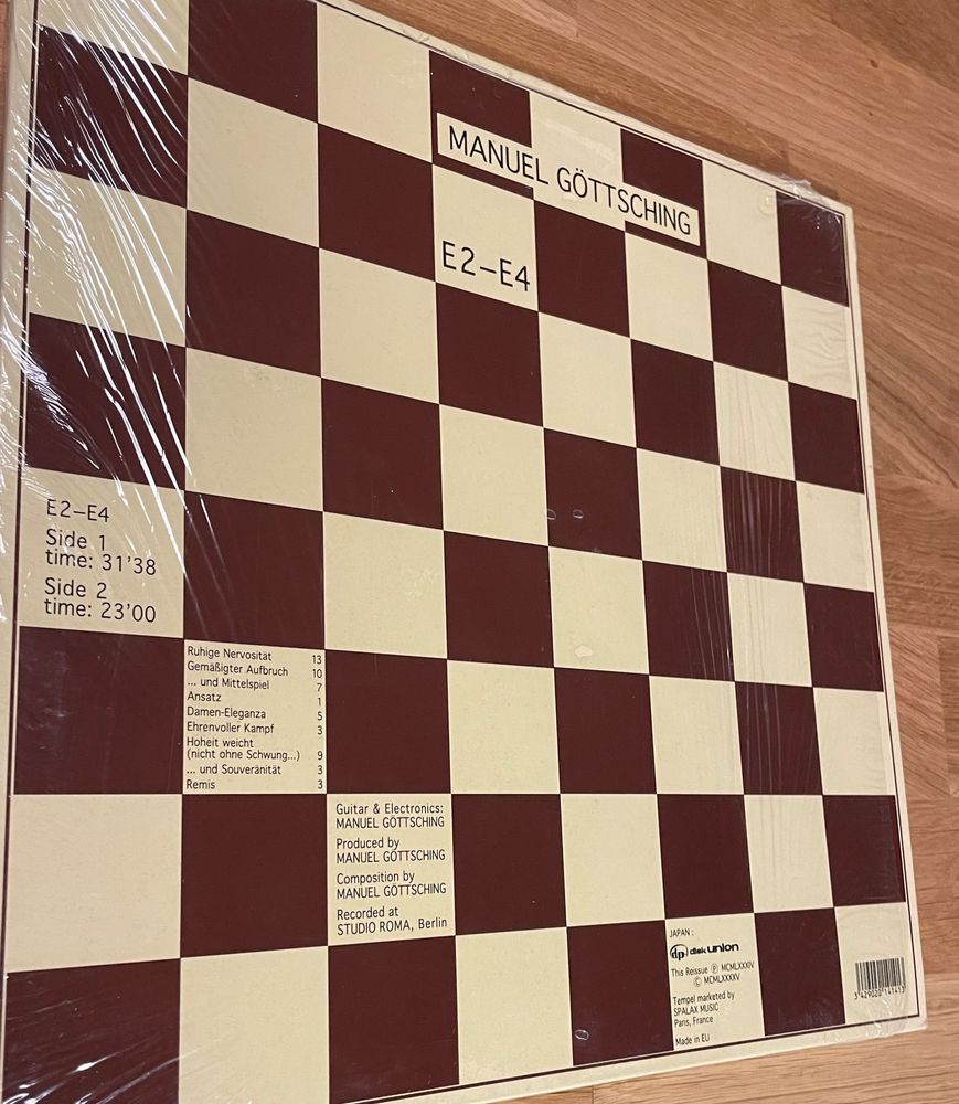 Manuel Göttsching album cover - E2-E4