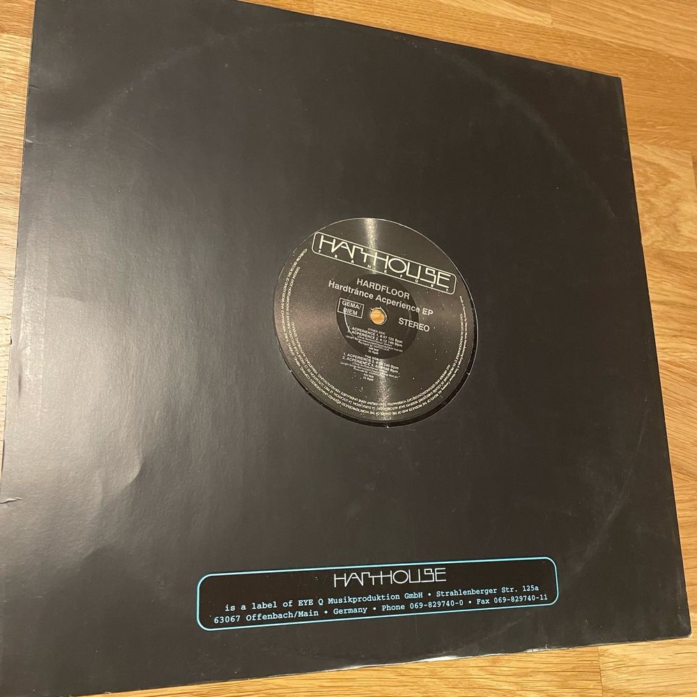 Hardfloor 12” - Hardtrance Acperience EP
