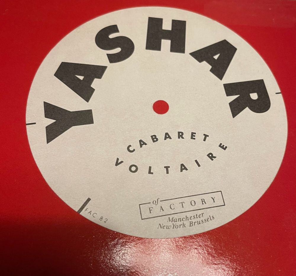 Cabaret Voltaire - Yashar 12” sticker