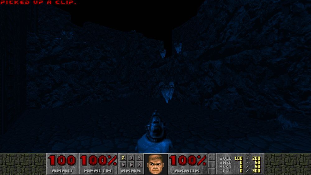 Screenshots from a Doom map called Marian.