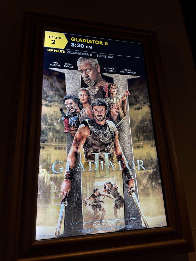 Gladiator 2 movie poster