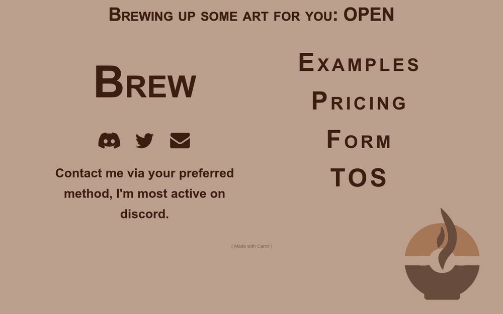 Brew's commisions