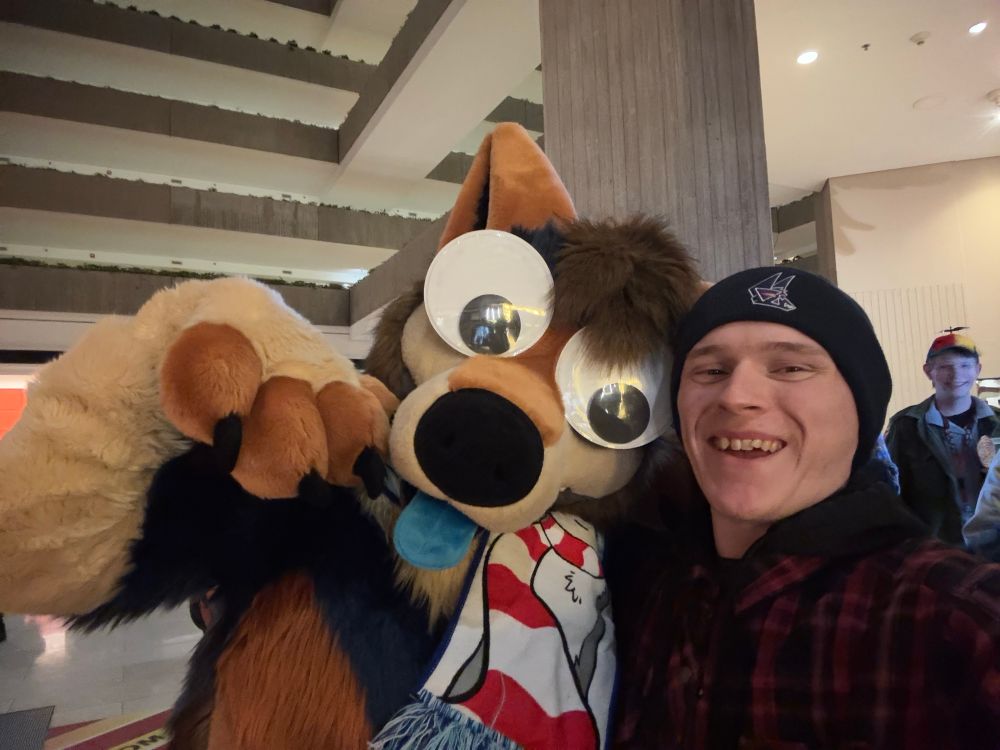 A selfie of me with Searcher Yote!