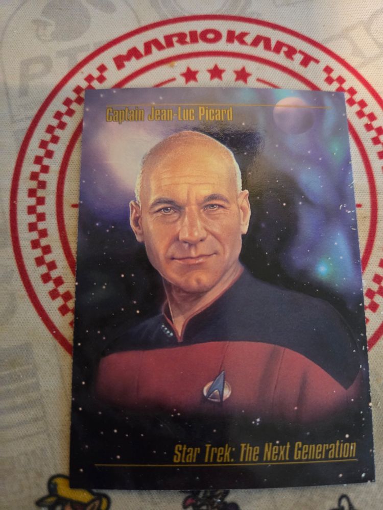 Captain Jean Luc Picard, they really gave him fuck me eyes. 😓 