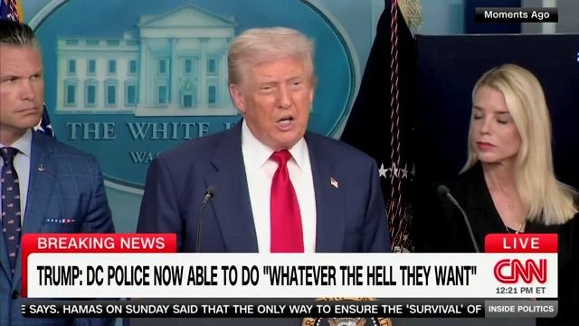 TRUMP: DC POLICE NOW ABLE TO DO "WHATEVER THE HELL THEY WANT"
