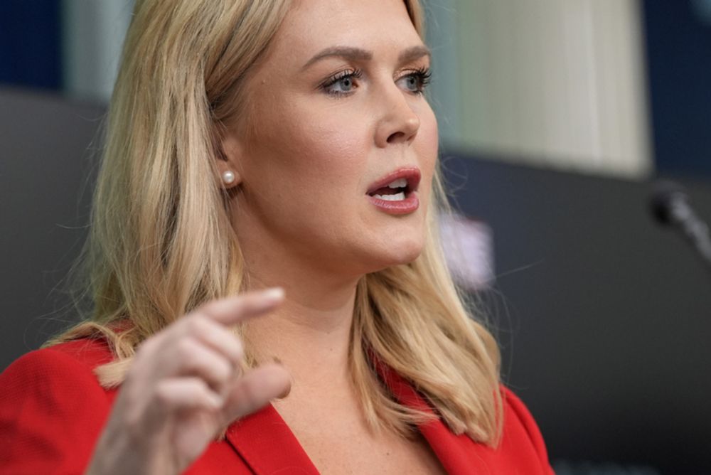 White House press secretary Karoline Leavitt attacked former W.H. press secretary Jen Psaki for saying “enought with the thoughts and prayers” regarding yet another horrific gun massacre of children, ...