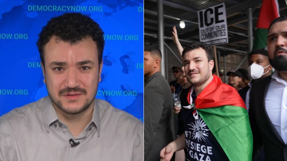 EXCLUSIVE: Mahmoud Khalil, Palestinian Activist Jailed by ICE for 104 Days, in First Live Interview