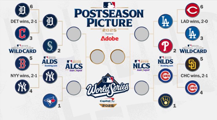 The bracket for the 2025 WS. 