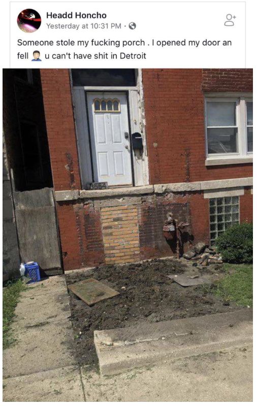 The: can’t have shit in Detroit meme