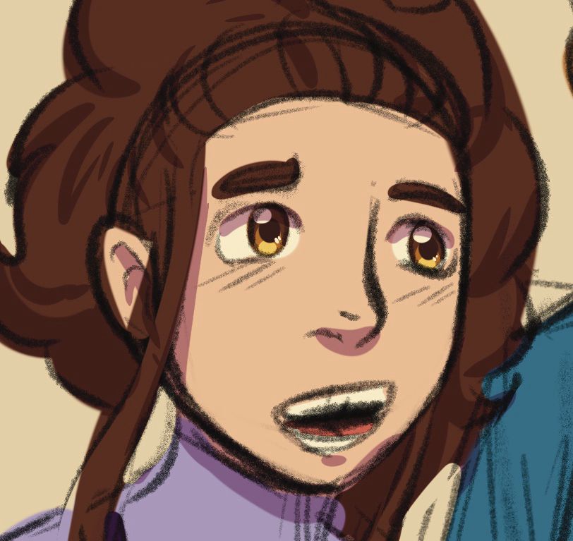 Everill when she was still human smiling 