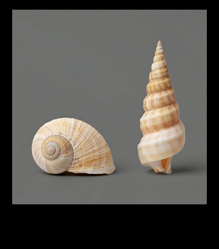 gedrungen und lange Muschel