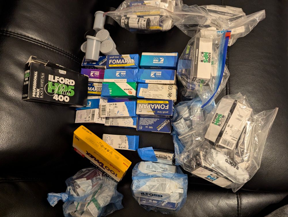 Backlog of films to be developed 