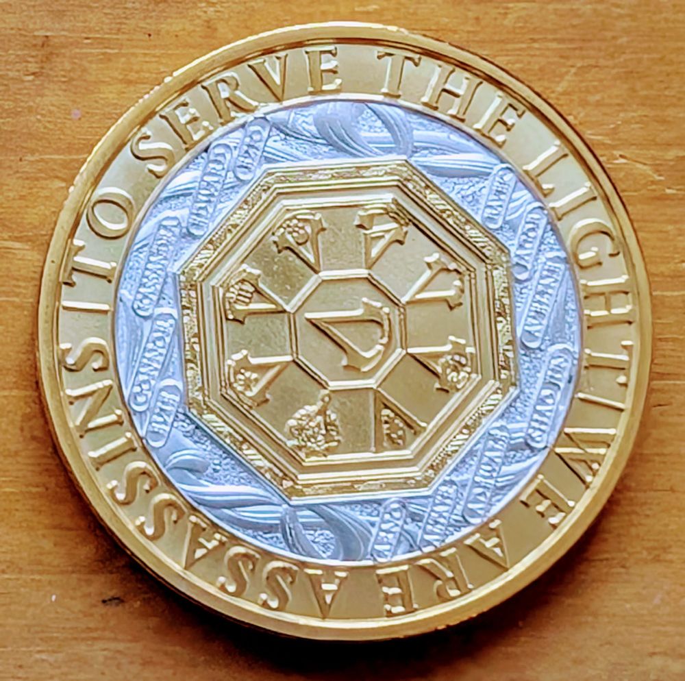 Assassin coin "light" side
