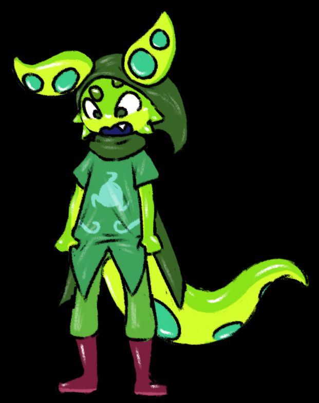 Zepht the Heptopod wearing Mage of Mind godtier pyjamas