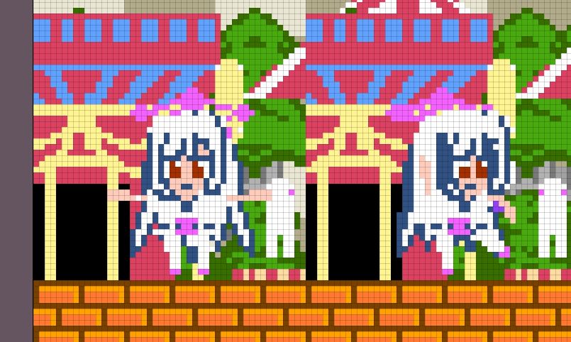 I tested it by moving a voxel model in Blender. I'll be using Aseprite to tweak it, so it might actually be usable.