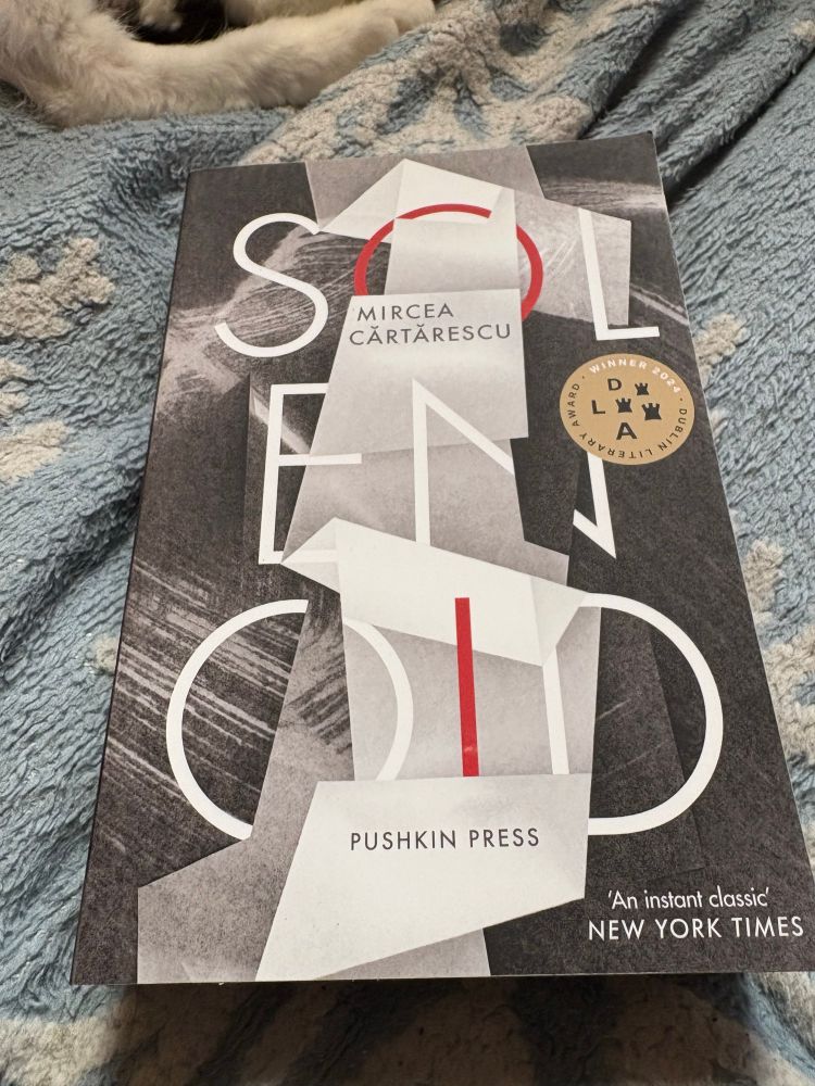 The book ‘Solenoid’ by Mircea Cartarescu.