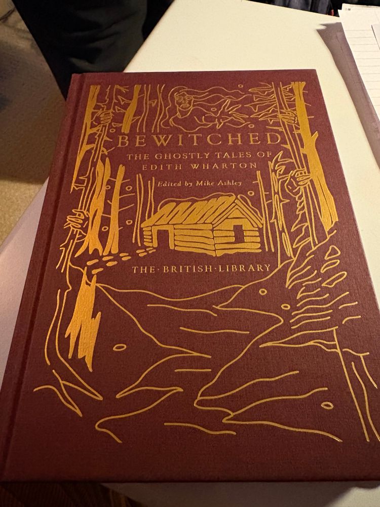 A hardback edition of Edith Wharton’s Ghost Stories.