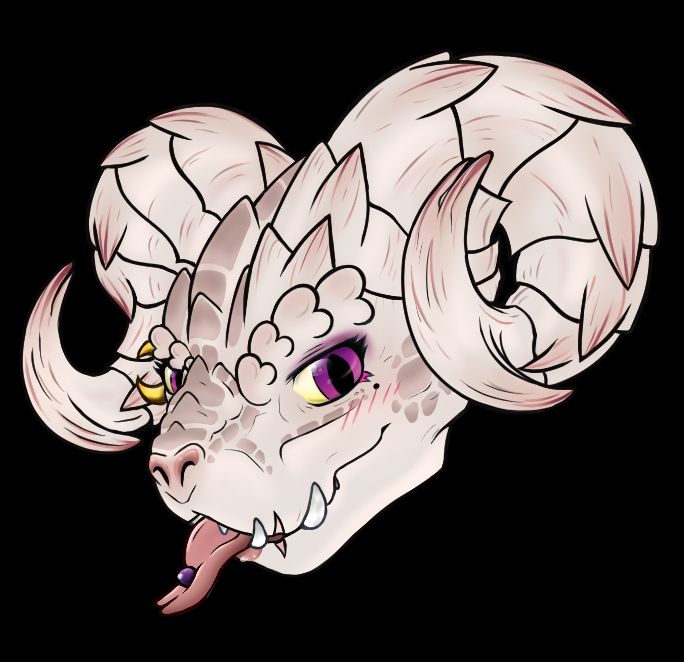 cute albino deathclaw face. repost