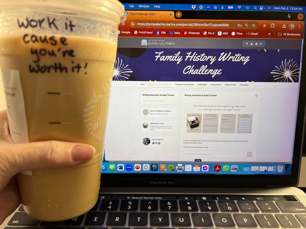 Quote on coffee cup: Work it cause you’re worth it!