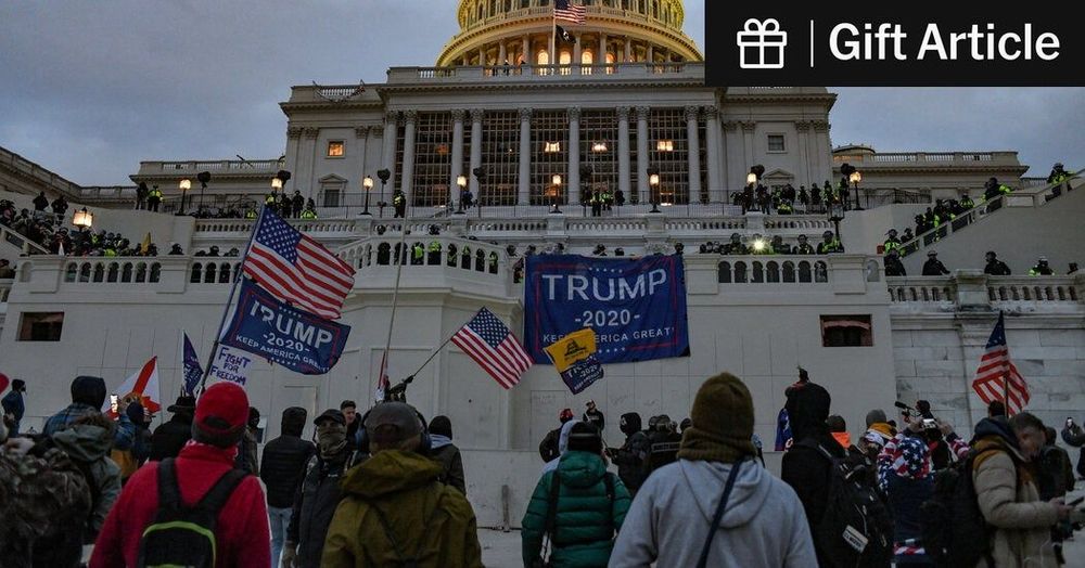 Pardoned Jan. 6 Rioter Who Threatened Police Joins Justice Dept. (Gift Article)