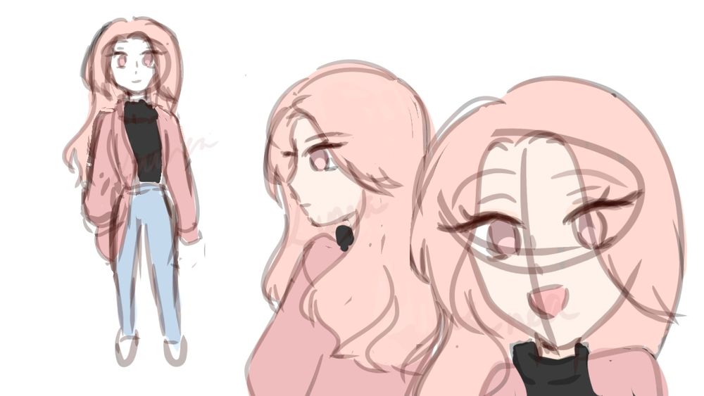 Person drawing in some comfy attire