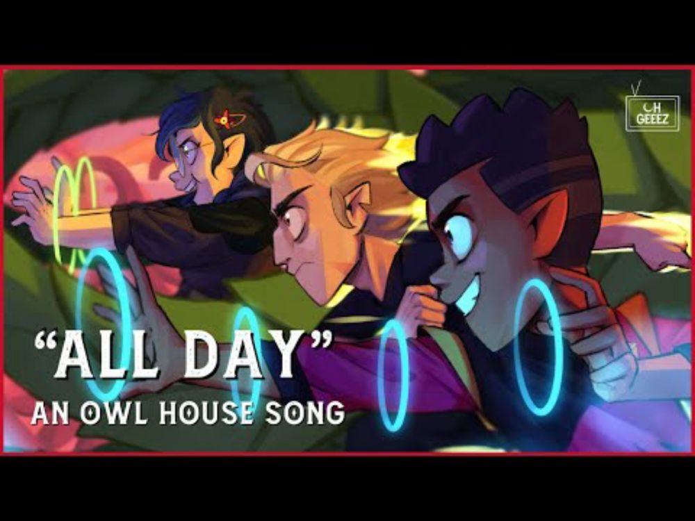 Oh Geeez, Not Again - "All Day" (Lyric Video) 🦉🏠🎶