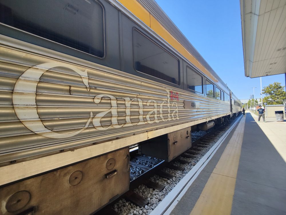 Budd VIA railcar at Windsor 