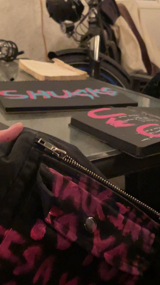 a bunch of art stuff Zoey is working on